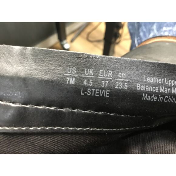 Franco Sarto Stevie Womens 7 Black Leather Side Zipper Square Toe Mid-Calf Boots - Picture 8 of 9